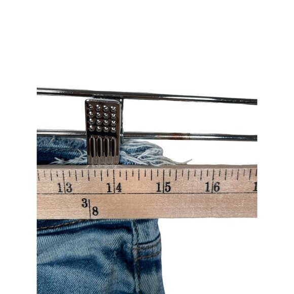 Level 99 Anthropologie Adrian High Rise Kick Flare Jeans 28 raw hem - Picture 4 of 10